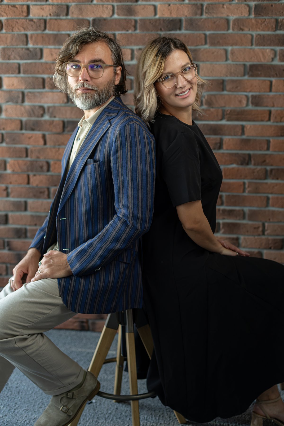 Loredana și Daniel în timpul workshopului